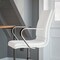 Flash Furniture White LeatherSoft Office Chair with Chrome Arms GO-21111B-WH-CHR-GG - alternate 8